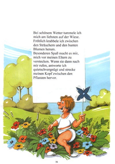 Baby in der Natur